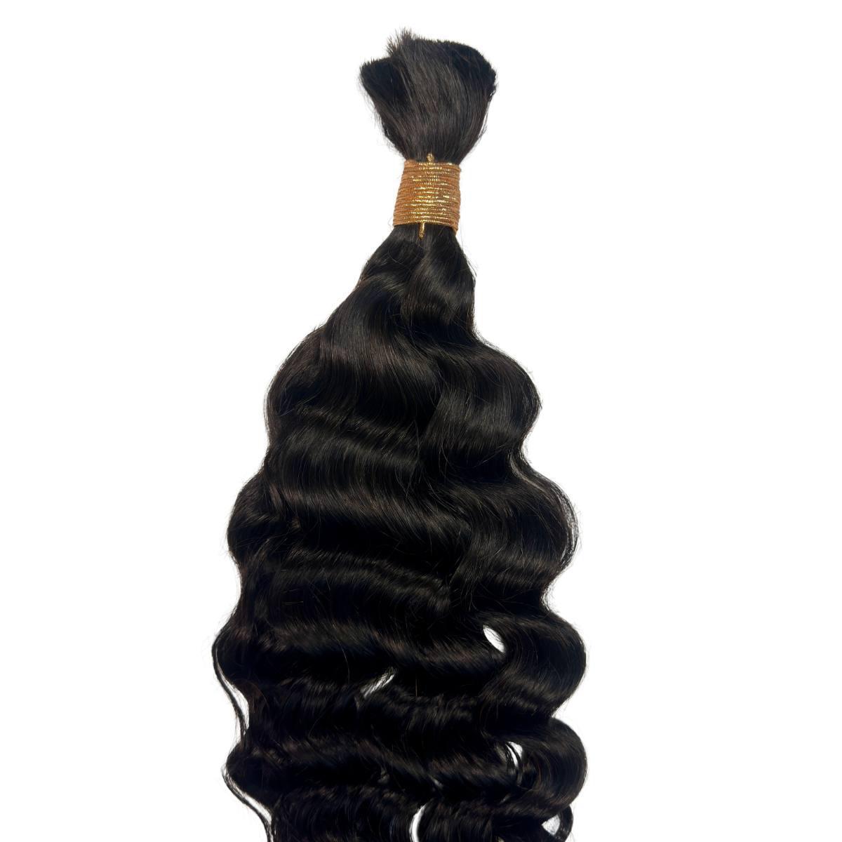 Beach Wave Bulk 100% Virgin Braiding Hair