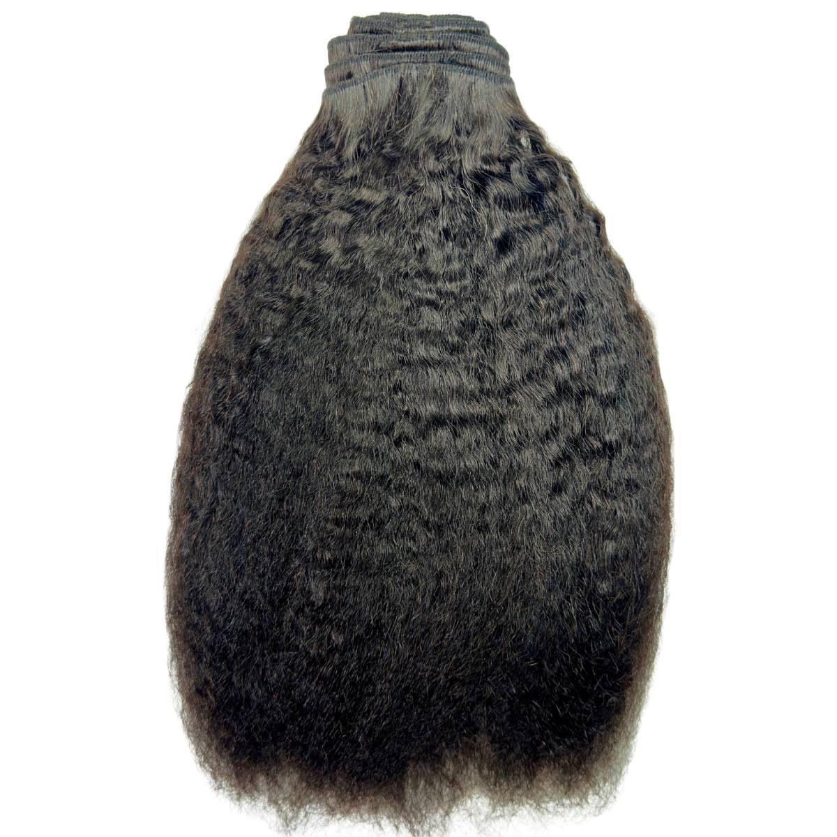 Kinky Straight Clip-In 100% Virgin Hair Extensions