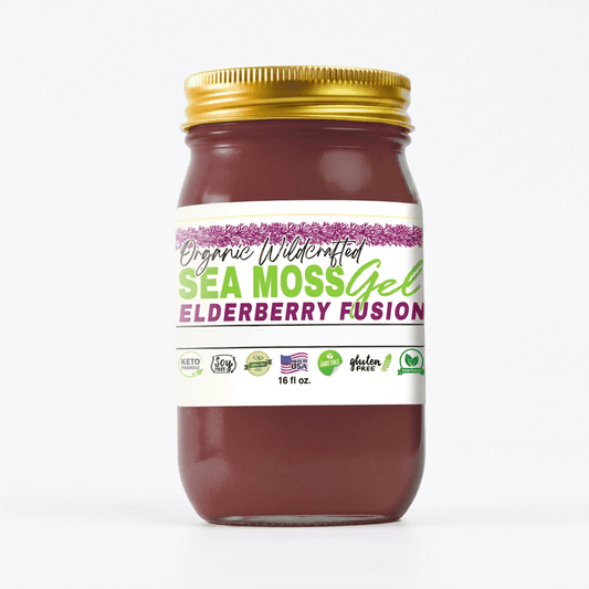 Sea Moss Gel - Elderberry Flavor 16oz