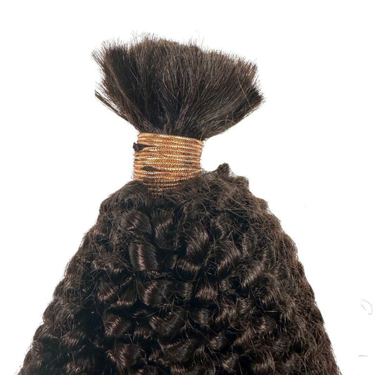 Afro Kinky Bulk 100% Human Braiding Hair