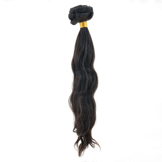 Indian Curly Natural Black Clip-in 100% Virgin Hair Extensions