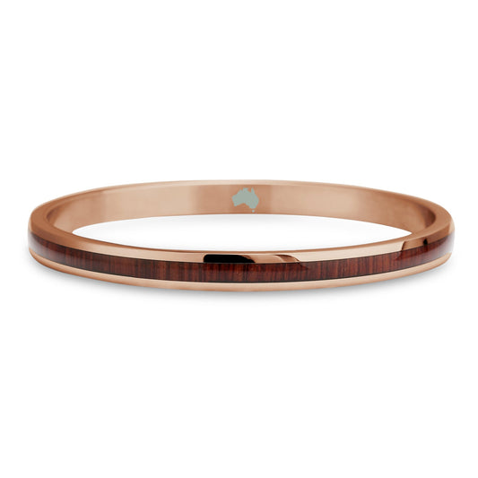 Jarrah Bangle - Rose Gold