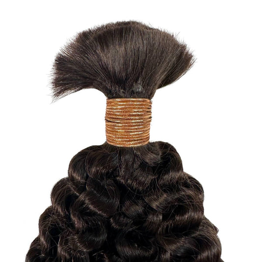 Kinky Curly Bulk 100% Virgin Braiding Hair