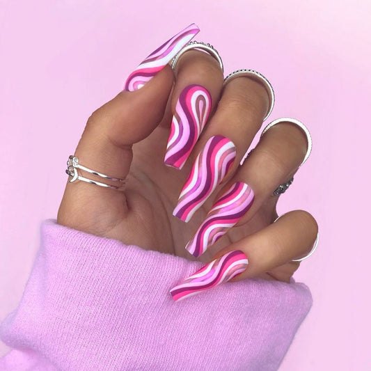 Detachable Artistic Wearable Finished Nails Fingernails Press On Nails Tips