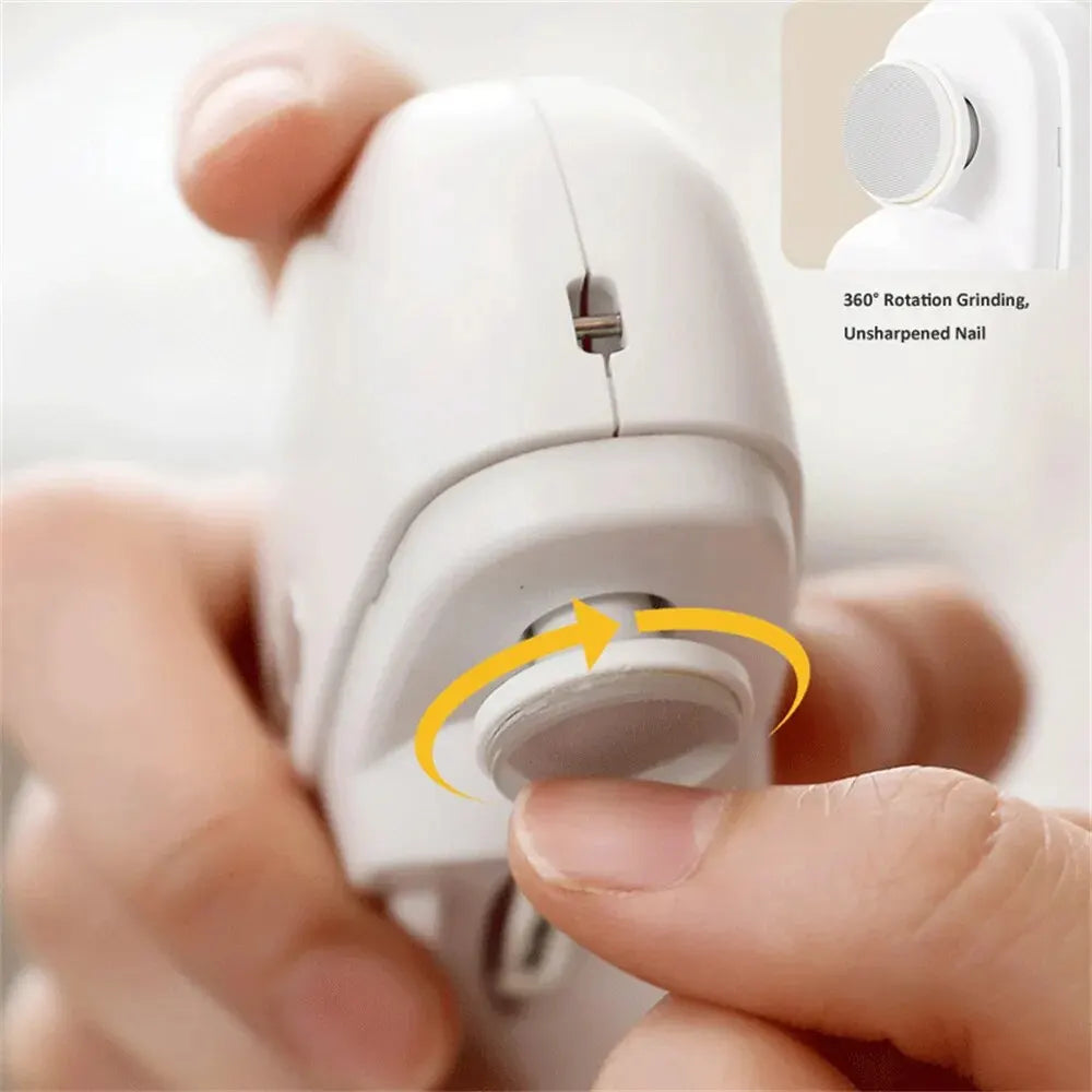 2 In 1 Electric Anti-Splash Nail Trimmers For Manicure Or Pedicure