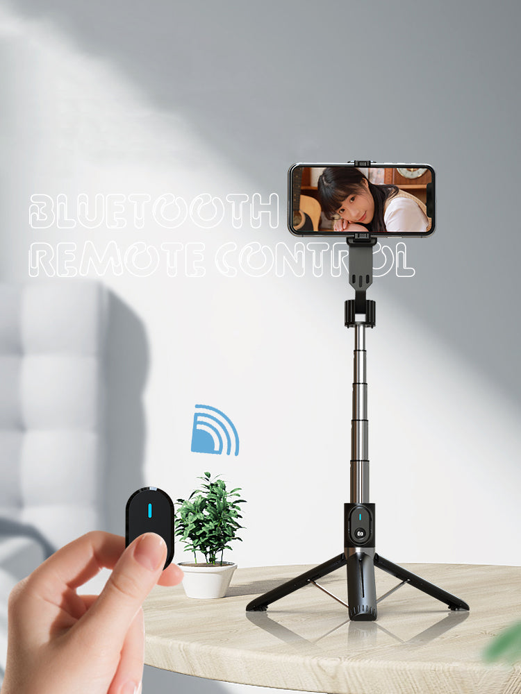 P90D Tripod Selfie Stick For Mobile Phone With Light