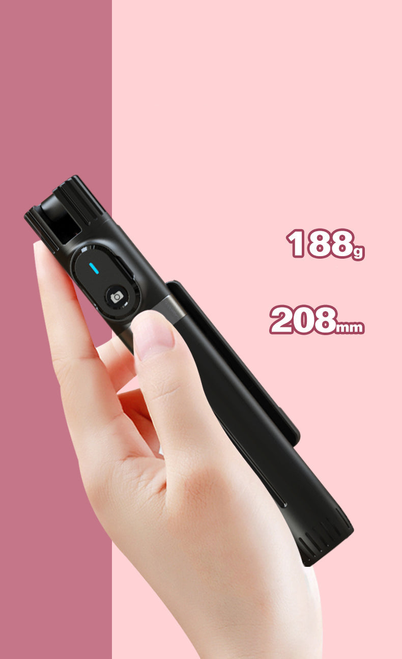 P90D Tripod Selfie Stick For Mobile Phone With Light