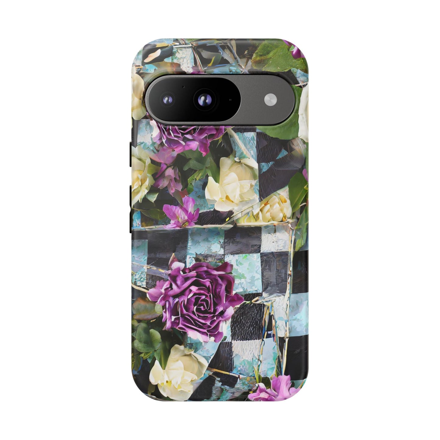 Checkerboard Tough Phone Case For iPhone, Samsung Galaxy, And Google Pixel