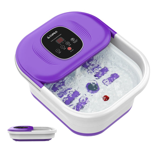 CuPiLo Shiatsu Spa Massager with Heat For Pedicurea (Purple)