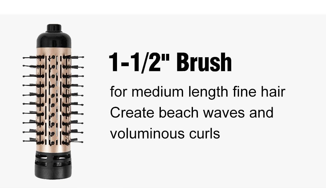 DAILYLIFE Ionic Rotating Hair Dryer Brush