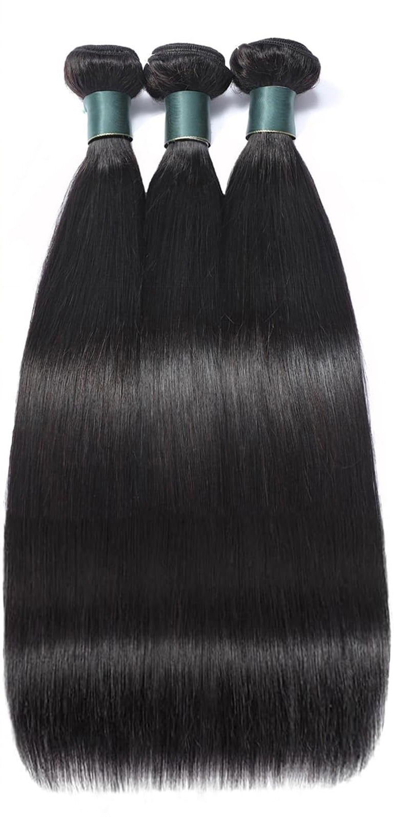 Great Grace - 3 Virgin Brazilian Straight Bundles - 16, 18, 20 Inch*