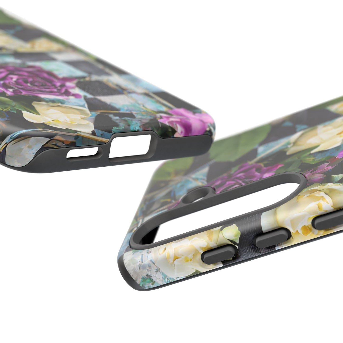 Checkerboard Tough Phone Case For iPhone, Samsung Galaxy, And Google Pixel