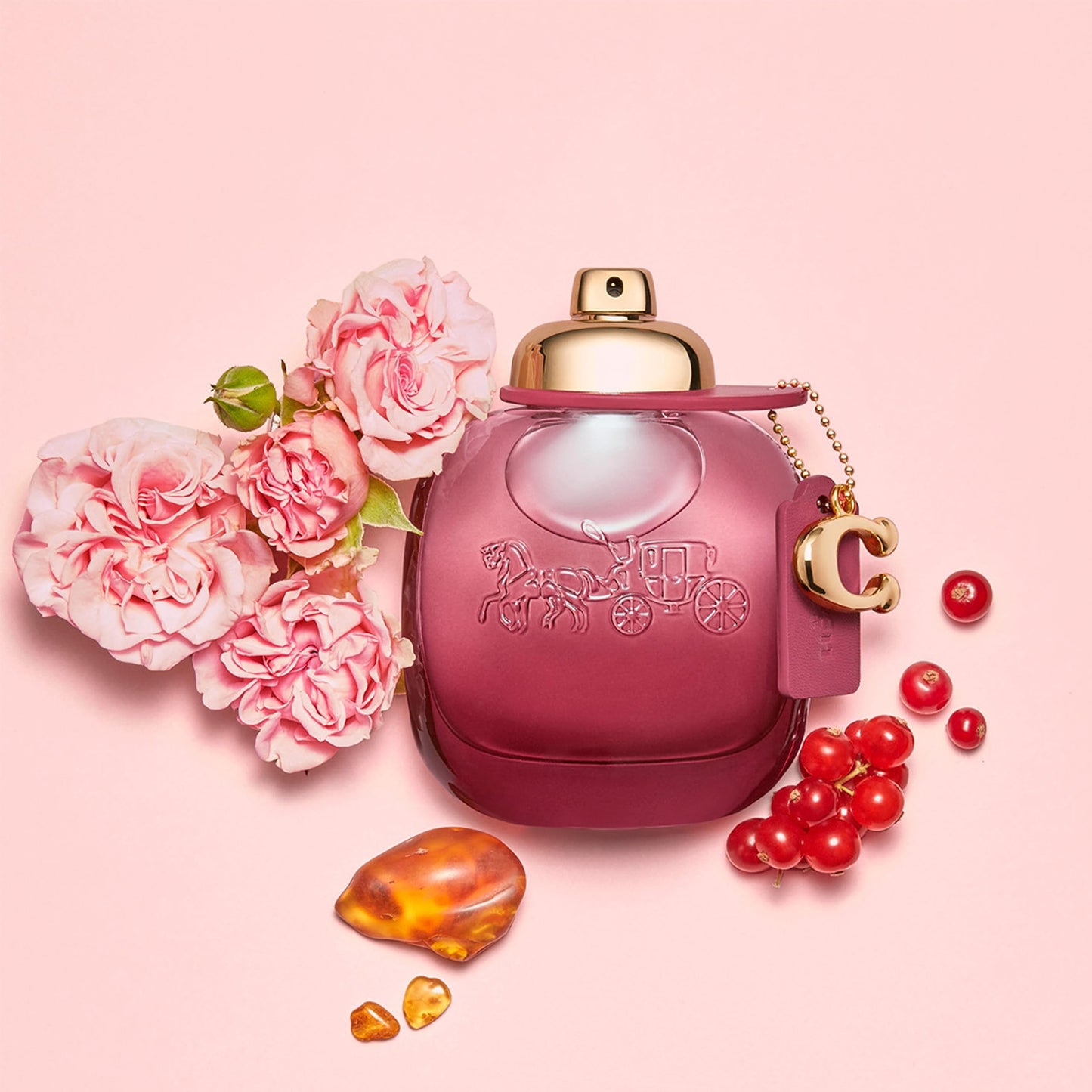Coach Wild Rose Eau de Parfum - Long Lasting Fragrance with notes of Redcurrant, Wild Rose & Ambroxan - Floral & Gourmand - 1.7 fl. oz.