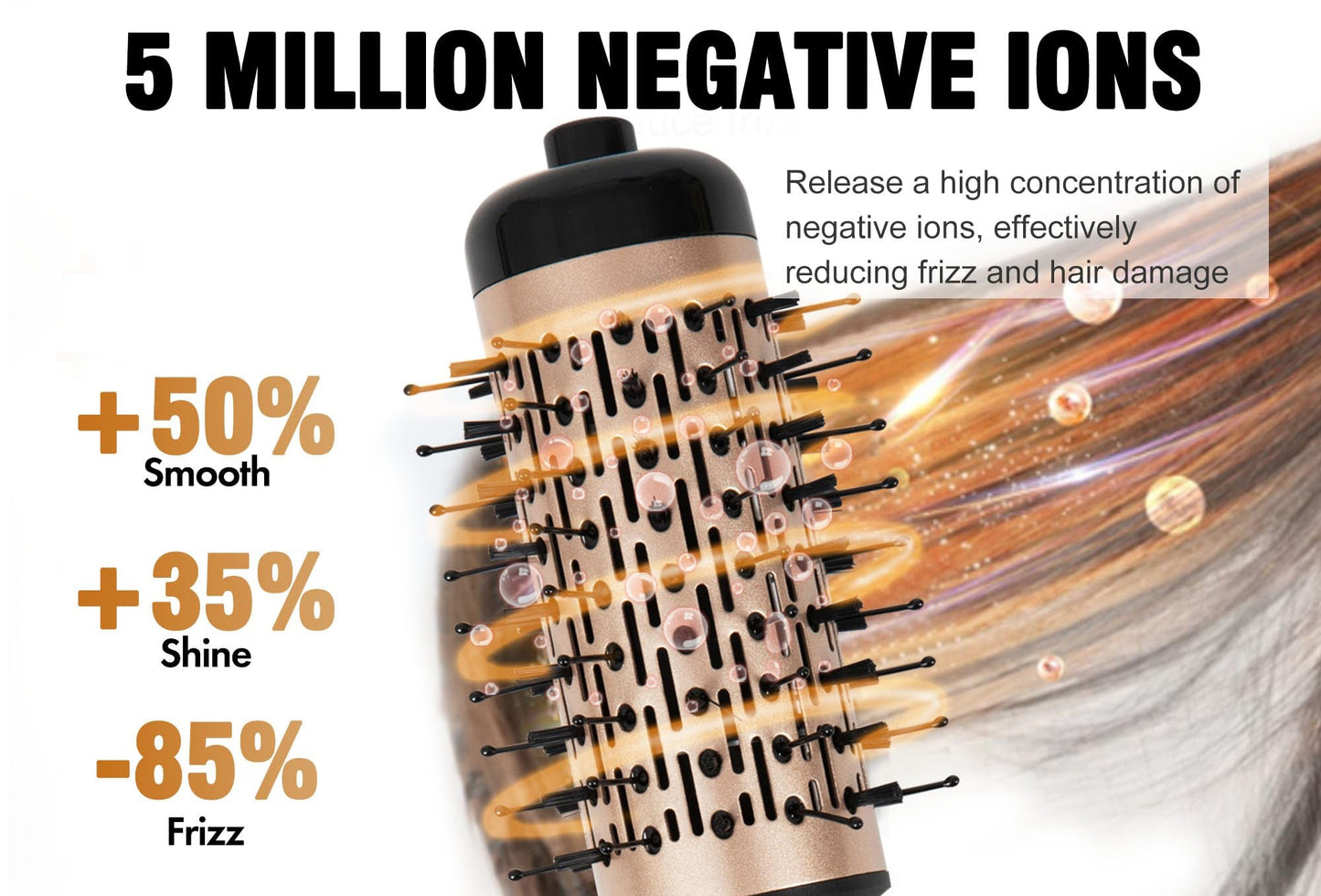 DAILYLIFE Ionic Rotating Hair Dryer Brush