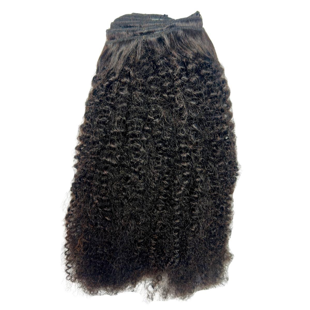 Afro Kinky Curly Clip-In 100% Virgin Hair Extensions