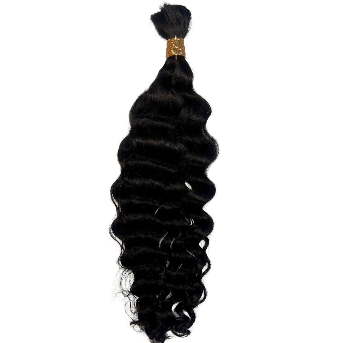 Beach Wave Bulk 100% Virgin Braiding Hair
