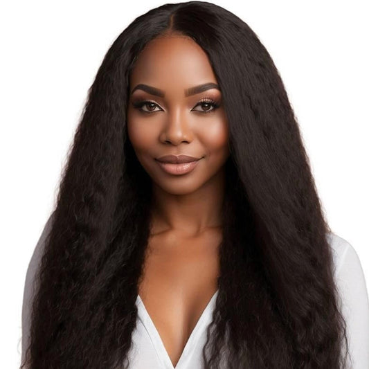 Kinky Straight Clip-In 100% Virgin Hair Extensions