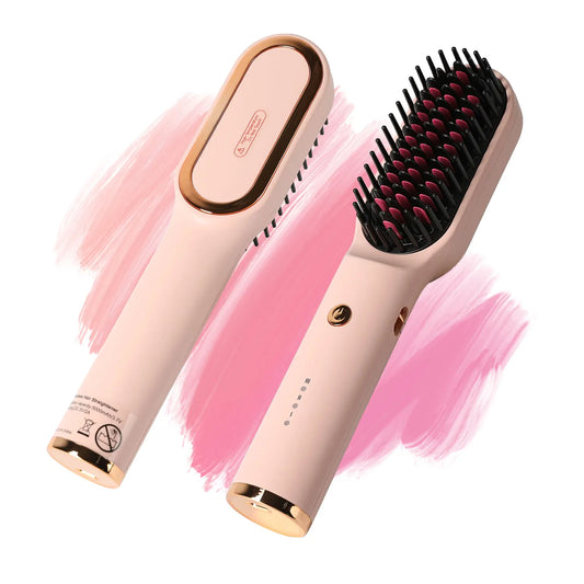 AeroStyler™ 3-in-1 Hair Dryer Brush – Negative Ion Hot Air Styler, Volumizer & Straightener Curler Blow Dryer Brush