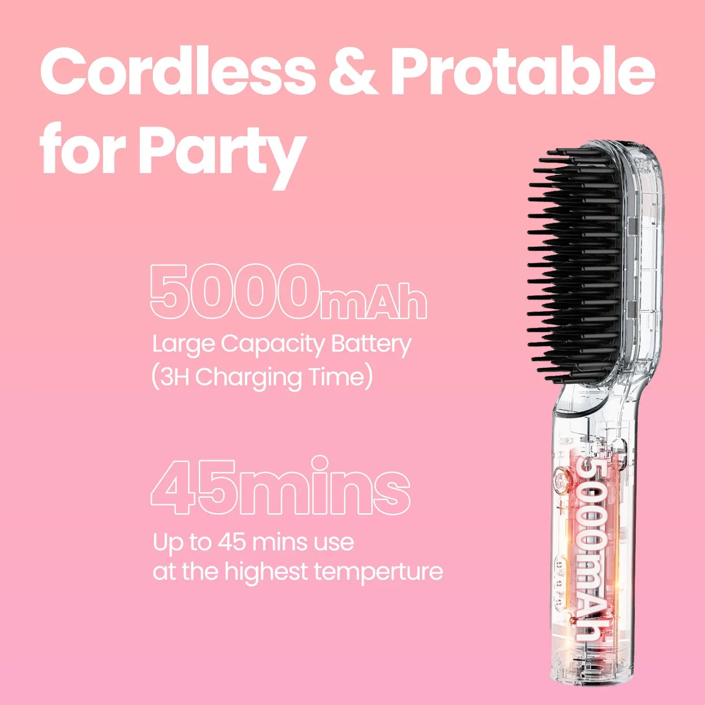 AeroStyler™ 3-in-1 Hair Dryer Brush – Negative Ion Hot Air Styler, Volumizer & Straightener Curler Blow Dryer Brush