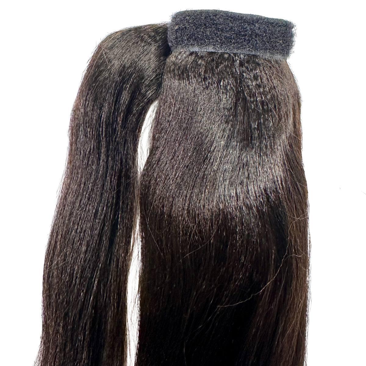 Yaki Straight 100% Premium Hair Ponytail Extension