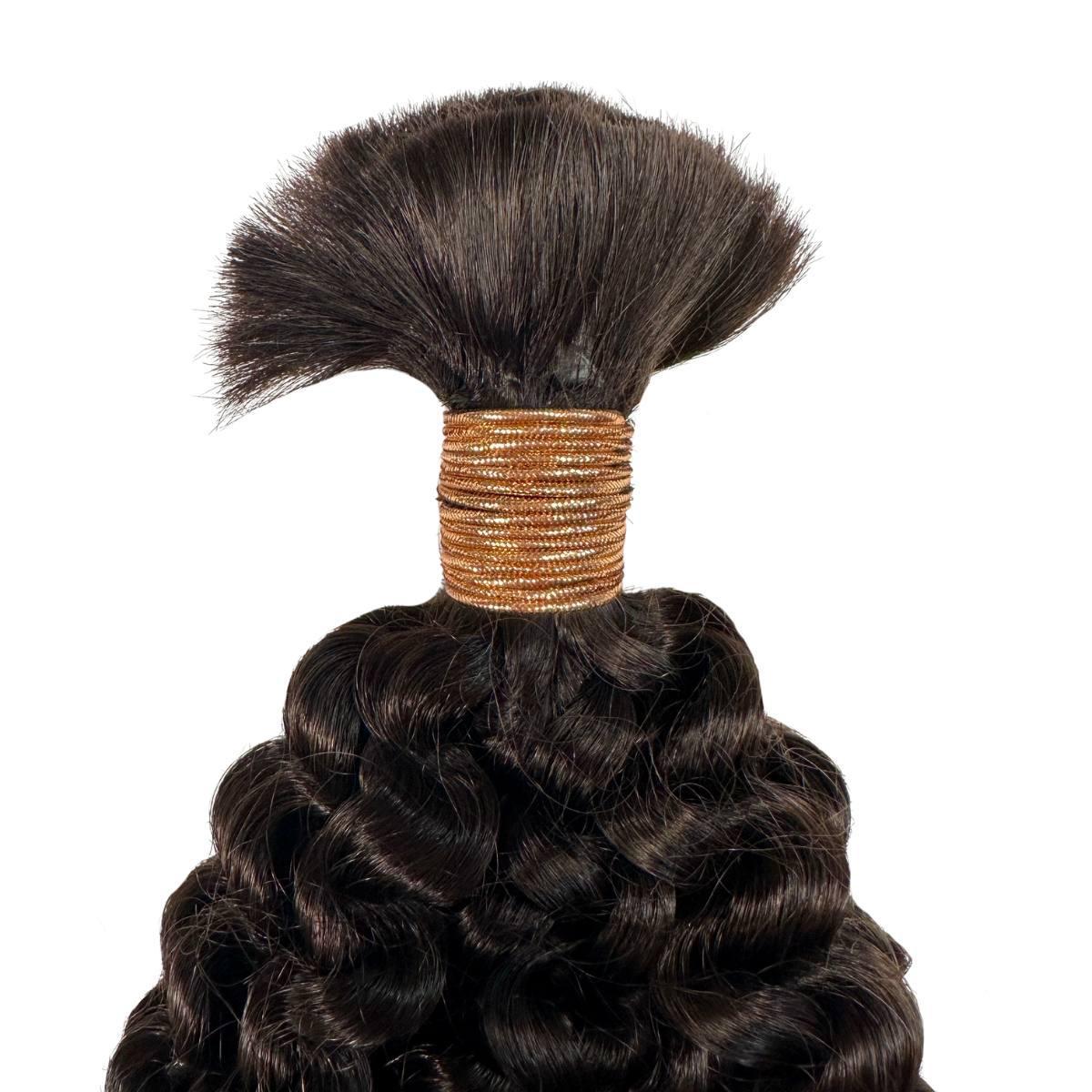 Kinky Curly Bulk 100% Virgin Braiding Hair