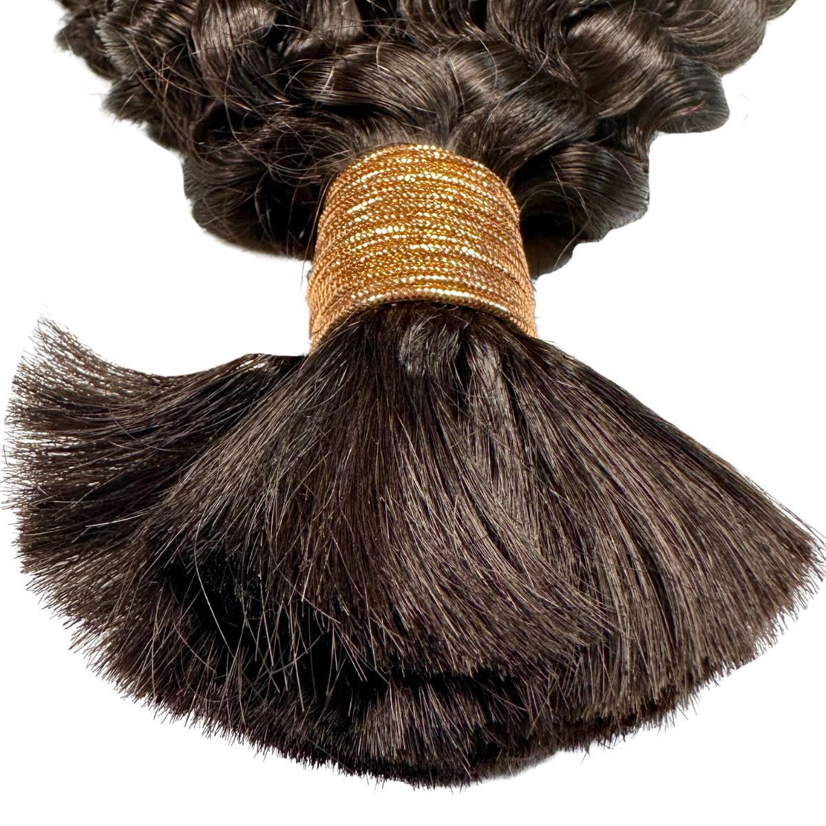 Kinky Curly Bulk 100% Virgin Braiding Hair